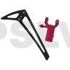 LX0353 Lynx Heli Innovations 130 X Tail Case / Vertical Fin Combo Red